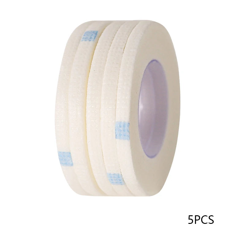 1/3/5 Rolls Eyelashes Extension Tape PE Adhesive Tools Under Eye Pads For Micropore Lashes Grafting Supplies Lash Lifting Tapes Quick Pick Grocers